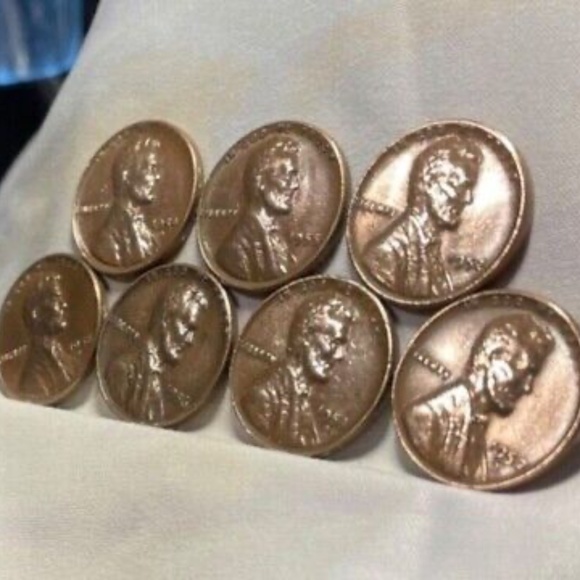Lincoln Wheat Pennies 1952-1953-1954-1955-1956-1957-1958 7-Coin Set / Circulated - Picture 7 of 7
